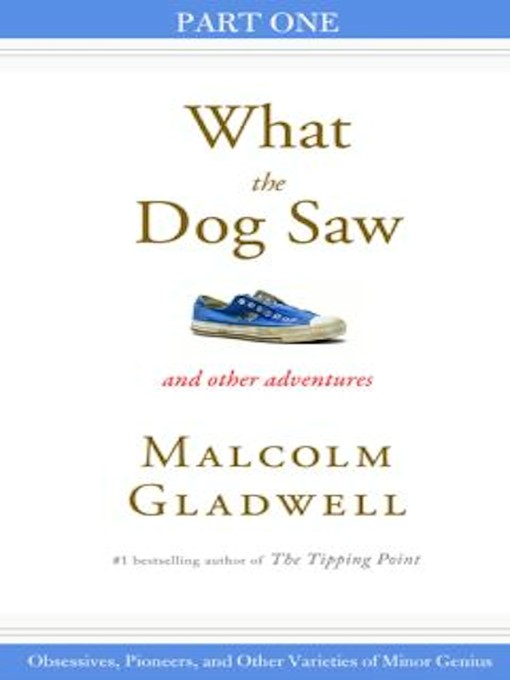 Title details for Obsessives, Pioneers, and Other Varieties of Minor Genius by Malcolm Gladwell - Wait list